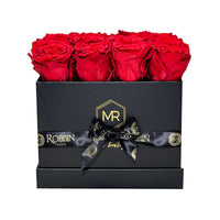 Squared Box Preserved Roses Miami Florida.. Preserved Roses Robbin Legacy 