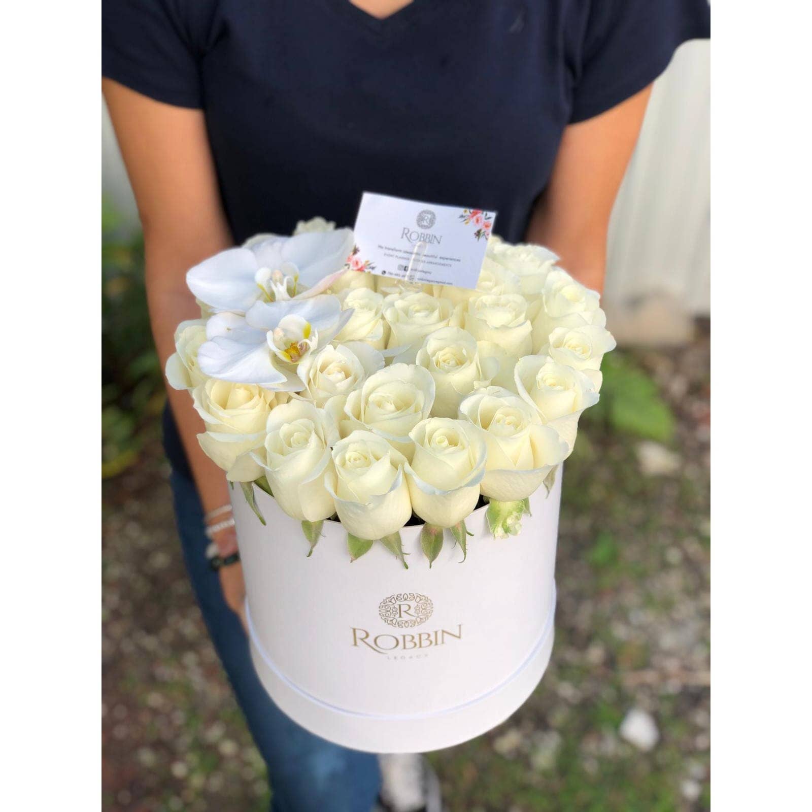 16 - 22 Fresh Roses and Orchid Miami Florida.. Fresh Flowers robbin legacy White White 