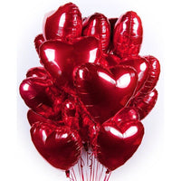 4 Heart Metallic Foil Balloons Robbin Legacy Complementary Items. Complementary Items Robbin Legacy 