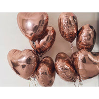 12 Heart Metallic Balloons Robbin Legacy Complementary Items Complementary Items Robbin Legacy 