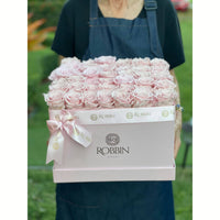 Eternal Love 40 - 45 Preserved Roses Box Miami Florida and Nationwide.. Preserved Roses Robbin Legacy Pink Pink 