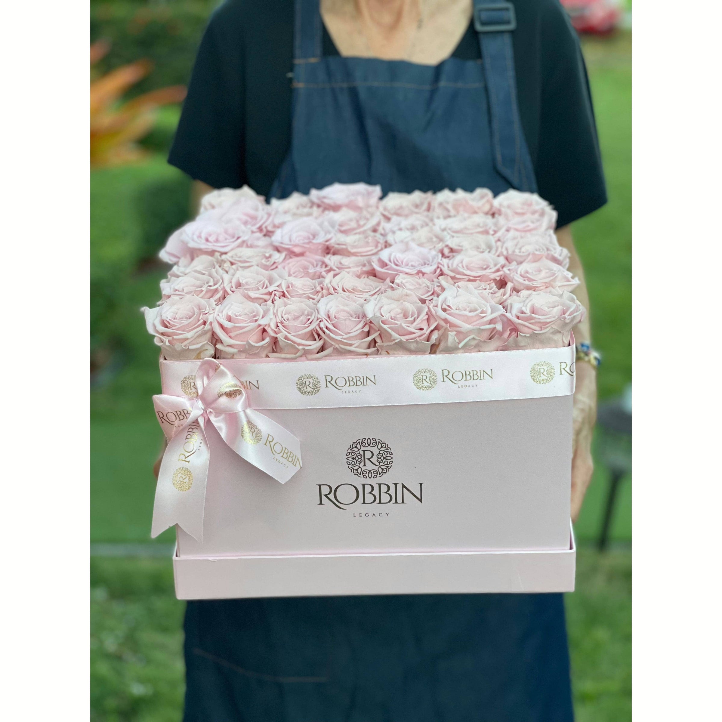 Eternal Love 40 - 45 Preserved Roses Box Miami Florida and Nationwide.. Preserved Roses Robbin Legacy Pink Pink 