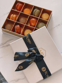 12 Macarons Deluxe Box Miami Florida. Robbin Legacy 