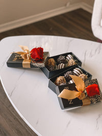 My First Love Fresh Flowers and Strawberries Chocolate Combo Robbin Legacy 