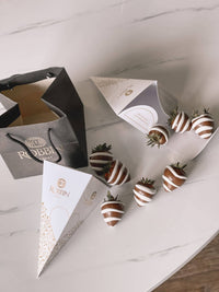 2 Cones 8 Chocolates Covered Strawberries Miami Florida. Chocolate Covered Strawberries Robbin Legacy 