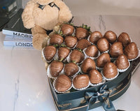 Heart Box Chocolate Covered Strawberries Miami Florida. Chocolate Covered Strawberries Robbin Legacy 