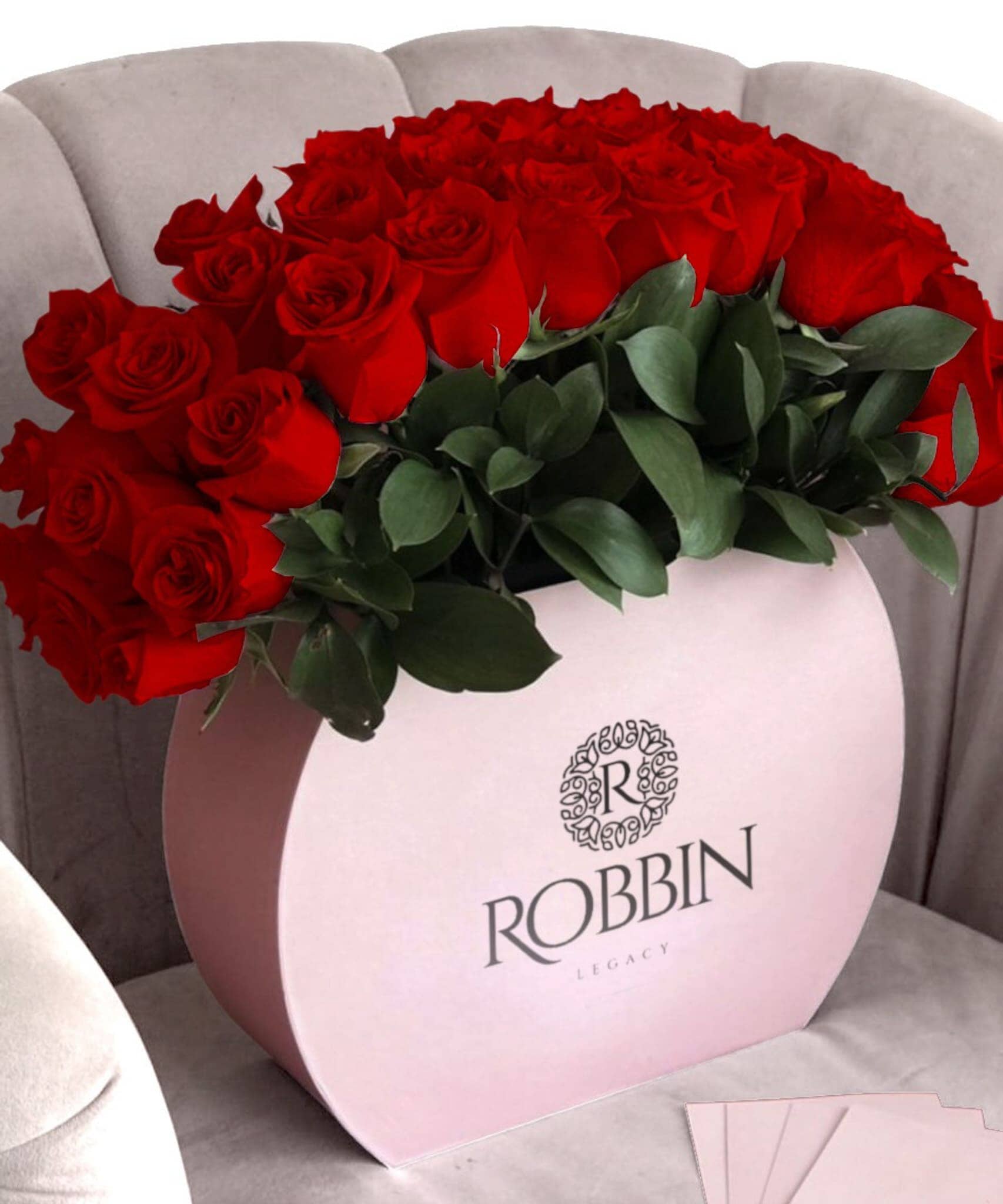 Media Luna Box Fresh Flowers Miami Florida.. Robbin Legacy 