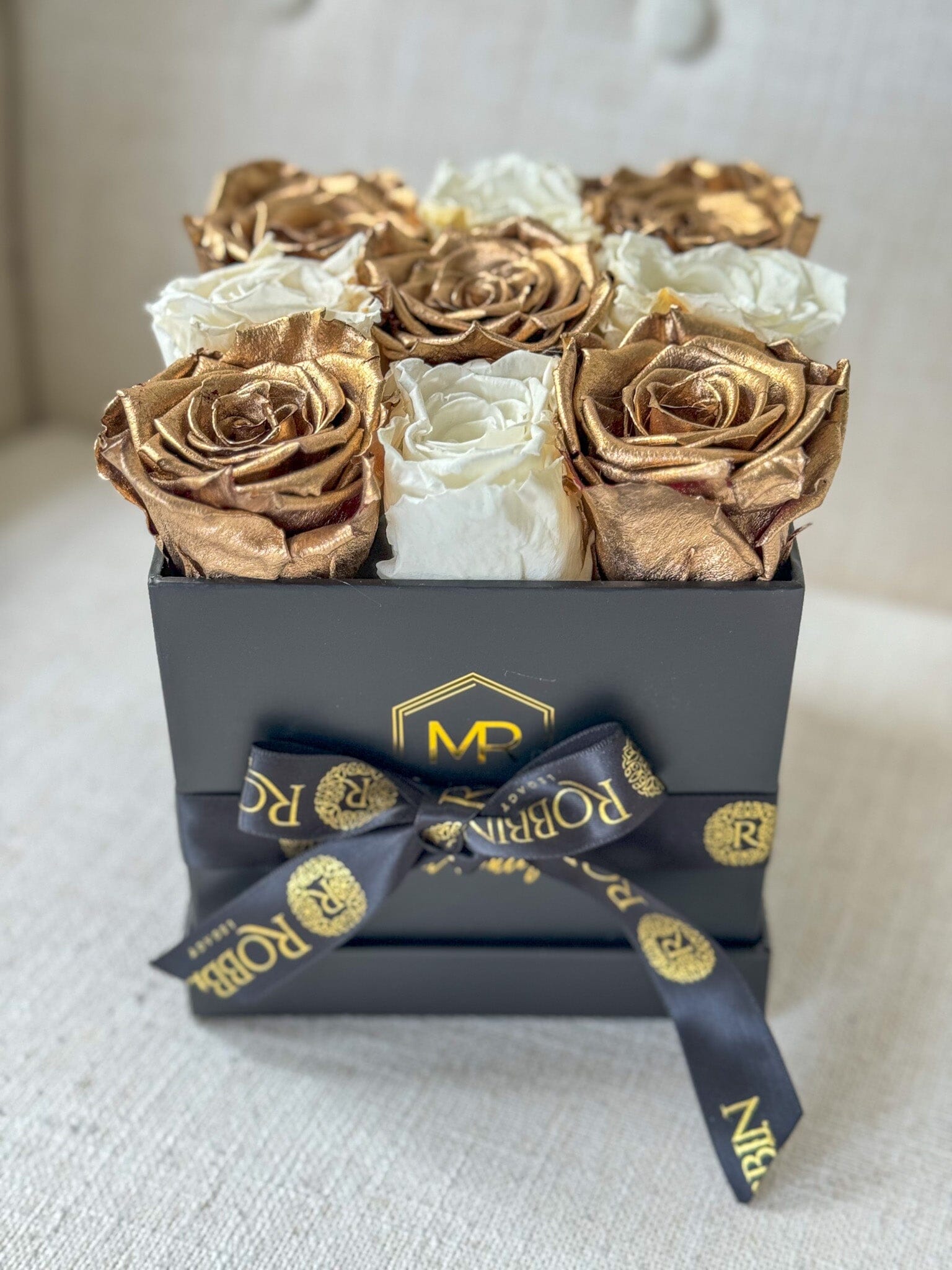 Médium box preserved Roses Robbin Legacy 