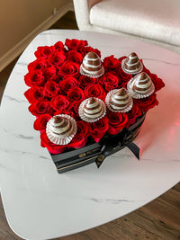 Heart Box Fresh Roses Flowers Chocolate Covered Strawberries Miami Florida. Chocolate Covered Strawberries robbin legacy 