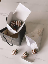 2 Cones 8 Chocolates Covered Strawberries Miami Florida. Chocolate Covered Strawberries Robbin Legacy 