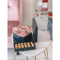 One Love Preserved Rose Box Ferrero Chocolate Miami Florida and Nationwide.. Preserved Roses Robbin Legacy 