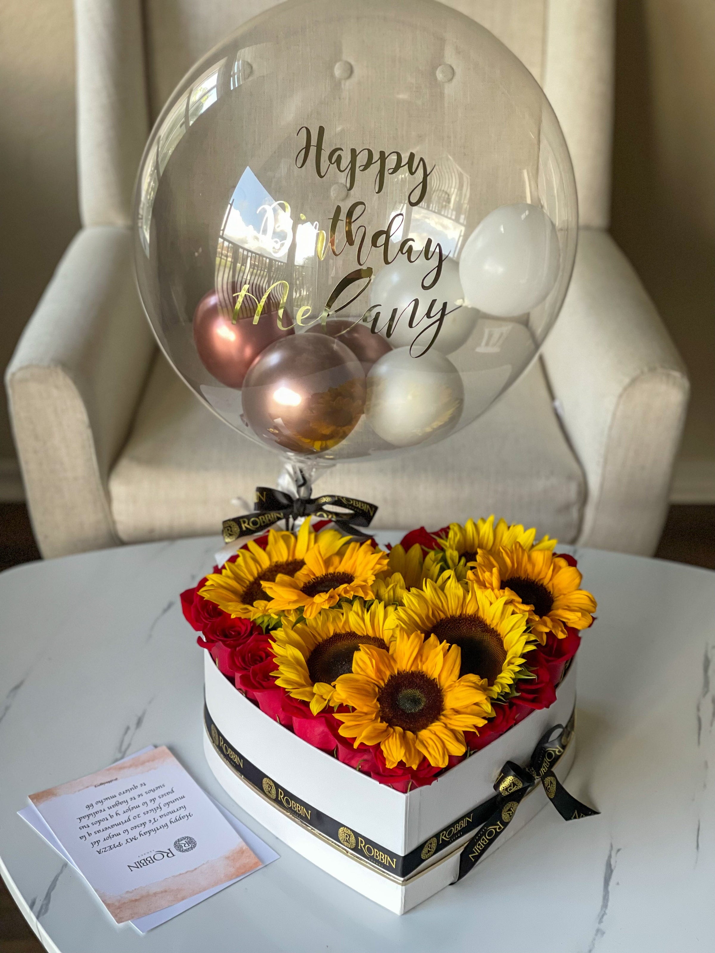Hot air balloon and sunflower Robbin Legacy 