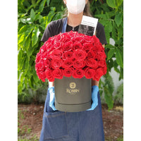 Luxury Box 100 Fresh Roses Flowers Miami Florida.. Fresh Flowers robbin legacy 