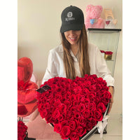 Luxury Big Heart Box fresh Roses Flowers Miami Florida.. Fresh Flowers Robbin Legacy 
